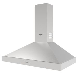 Belling COOKCENTRE CHIM 90P STA Cookcentre 90cm Pyramid Chimney Cooker Hood in Stainless Steel