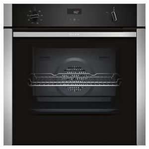 Neff B4ACF1AN0B N50 Slide and Hide Built In Catalytic Single Oven in Stainless Steel