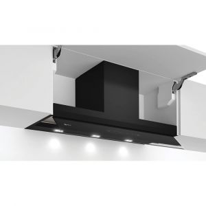 Neff D95XAM2S0B N70 Integrated 90cm Cooker Hood in Black and Clear Glass