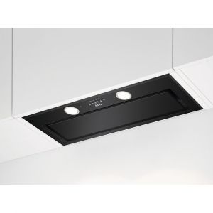 AEG DGE5861HB 7000 Series 80cm Integrated Canopy Cooker Hood with Hob2Hood in Black