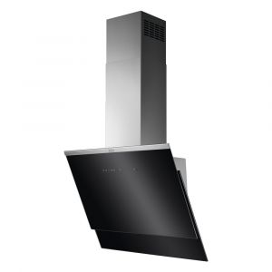 AEG DVE5671HG 60cm Angled Cooker Hood in Black Glass and Stainless Steel