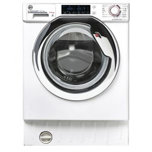 Hoover HBDOS695TAMCET80 Integrated Washer Dryer 9/5kg 1600rpm White with Chrome Door
