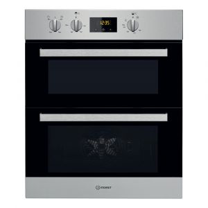 Indesit IDU6340IX Aria Built Under Electric Double Oven in Stainless Steel
