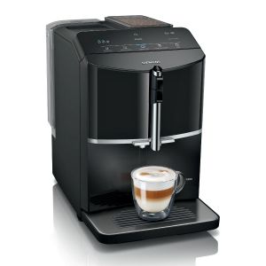 Siemens TF301G19 Bean to Cup Fully Automatic Freestanding Coffee Machine in Black and Silver